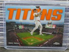 Mike Trout [Orange] #CT-3 Baseball Cards 2023 Topps Chrome Titans Prices
