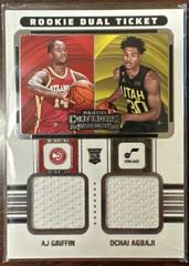 Ochai Agbaji, AJ Griffin #RT2-OAJ Basketball Cards 2022 Panini Contenders Rookie Ticket Dual Swatches Prices
