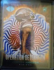 Jordan Addison [Red Blue] #22 Football Cards 2023 Panini Illusions Operation Detonation Prices