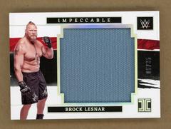 Brock Lesnar Wrestling Cards 2022 Panini Impeccable WWE Jumbo Materials Prices