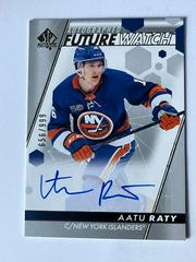 Aatu Raty [Autograph] #199 Hockey Cards 2022 SP Authentic Prices