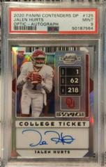 Jalen Hurts [Optic Autograph] #125 Football Cards 2020 Panini Contenders Draft Picks Prices