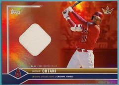 Shohei Ohtani [Relic Red Rainbow] #19 Baseball Cards 2022 Topps X Bobby Witt Jr. Crown Prices
