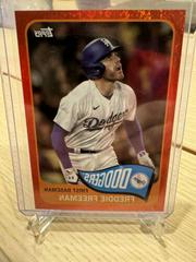 Freddie Freeman [SP Variation Inverted Red Hot] #105 Baseball Cards 2023 Topps Archives Prices