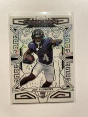 Zay Flowers [Contra Electric Etch] #107 Football Cards 2023 Panini Obsidian Prices