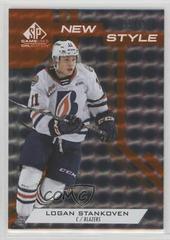 Logan Stankoven [Orange Foilboard] Hockey Cards 2021 SP Game Used CHL New Style Prices