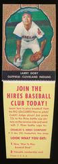 Larry Doby [With Tab] Baseball Cards 1958 Hires Root Beer Prices