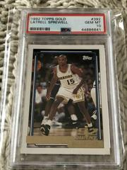 Latrell Sprewell Basketball Cards 1992 Topps Gold Prices