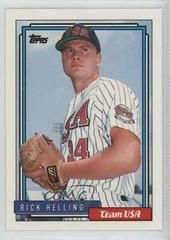 Rick Helling Baseball Cards 1992 Topps Traded Prices
