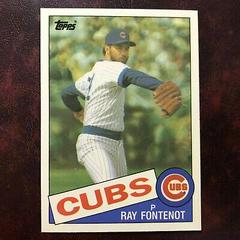 Ray Fontenot Baseball Cards 1985 Topps Traded Tiffany Prices