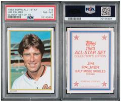 Jim Palmer #19 Baseball Cards 1983 Topps All Star Glossy Set of 40 Prices