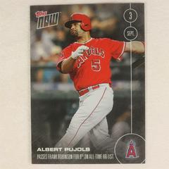 Albert Pujols #420-A Baseball Cards 2016 Topps Now Prices