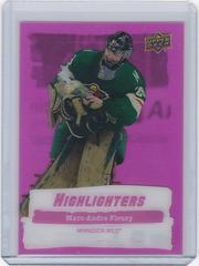 Marc Andre Fleury [Purple] #HL-14 Hockey Cards 2022 Upper Deck Highlighters Prices
