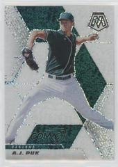 A. J. Puk [White Sparkle Mosaic] #136 Baseball Cards 2021 Panini Mosaic Prices