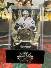 Matty Beniers [Gold] Hockey Cards 2022 SPx Finite Rookies Prices