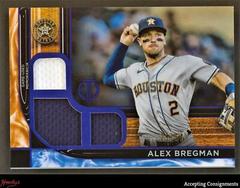 Alex Bregman [Purple] Baseball Cards 2022 Topps Tribute Triple Relics Prices