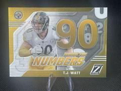 T.J. Watt [Silver] #27 Football Cards 2023 Panini Zenith Behind the Numbers Prices
