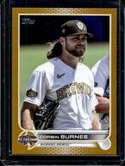 Corbin Burnes [Gold] #ASG-40 Baseball Cards 2022 Topps Update All Star Game Prices