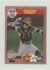 Buster Posey [Mini Red] Baseball Cards 2017 Topps 1987 Prices
