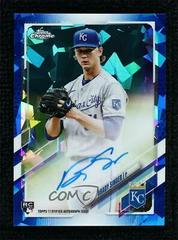 Brady Singer Baseball Cards 2021 Topps Chrome Sapphire Rookie Autographs Prices
