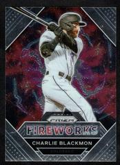 Charlie Blackmon Baseball Cards 2021 Panini Prizm Fireworks Prices