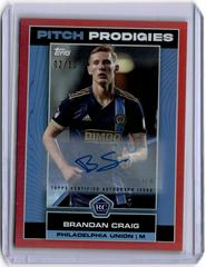 Brandan Craig [Autograph Red] #140 Soccer Cards 2023 Topps MLS Prices