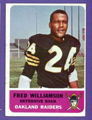 Fred Williamson #74 Football Cards 1962 Fleer Prices