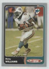 Ricky Williams [Silver] #50 Football Cards 2003 Topps Total Prices