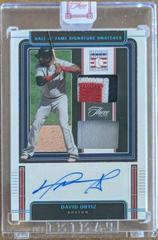 David Ortiz #HOFS-DO Baseball Cards 2022 Panini Three and Two Hall of Fame Signature Swatches Prices
