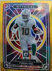 Tyreek Hill [Gold] Football Cards 2022 Panini Donruss Optic Mythical Prices