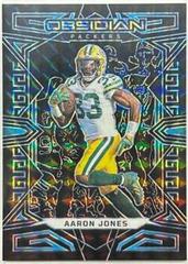 Aaron Jones [Blue Finite Electric Etch] #36 Football Cards 2023 Panini Obsidian Prices