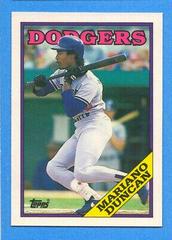 Mariano Duncan #481 Baseball Cards 1988 Topps Tiffany Prices