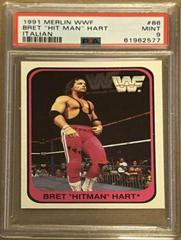 Bret Hart #86 Wrestling Cards 1991 Merlin WWF Prices
