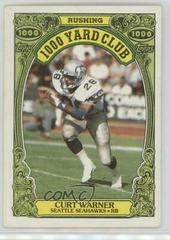 Curt Warner Football Cards 1986 Topps 1000 Yard Club Prices
