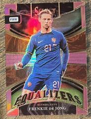 Frenkie de Jong [Pink] #24 Soccer Cards 2022 Panini Select FIFA Equalizers Prices