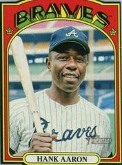 Hank Aaron Baseball Cards 2021 Topps Heritage 1972 Die Cuts Prices