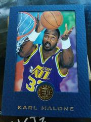 Karl Malone [Blue] #83 Basketball Cards 1995 Skybox E-XL Prices