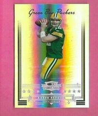Aaron Rodgers [Gold Holofoil] #10 Football Cards 2006 Panini Donruss Threads Prices