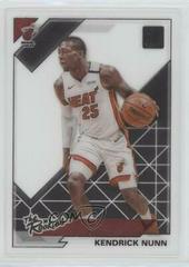 Kendrick Nunn #8 Basketball Cards 2019 Panini Clearly Donruss the Rookies Prices