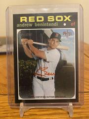 Andrew Benintendi [Red Ink] #AB Baseball Cards 2020 Topps Heritage Real One Autographs Prices