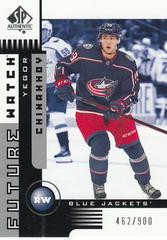 Yegor Chinakhov #01FW-YC Hockey Cards 2021 SP Authentic 2001-02 Retro Future Watch Prices