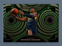 Bennedict Mathurin [Green] #17 Basketball Cards 2022 Panini Obsidian Tunnel Vision Prices