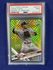 Aaron Judge [Xfractor] #HMT40 Baseball Cards 2017 Topps Chrome Update Prices