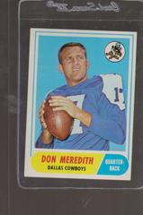 Don Meredith Football Cards 1968 Topps Prices