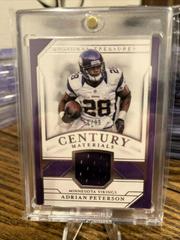 Adrian Peterson Football Cards 2018 National Treasures Century Materials Prices