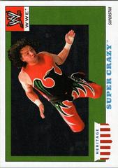 Super Crazy Wrestling Cards 2008 Topps Heritage IV WWE Prices
