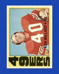 Ken Willard Football Cards 1972 Topps Prices