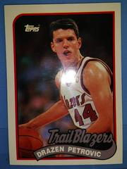 Drazen Petrovic ##125 Basketball Cards 1993 Topps Prices