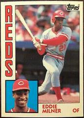 Eddie Milner #34 Baseball Cards 1984 Topps Tiffany Prices