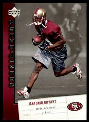 Antonio Bryant #83 Football Cards 2006 Upper Deck Rookie Debut Prices